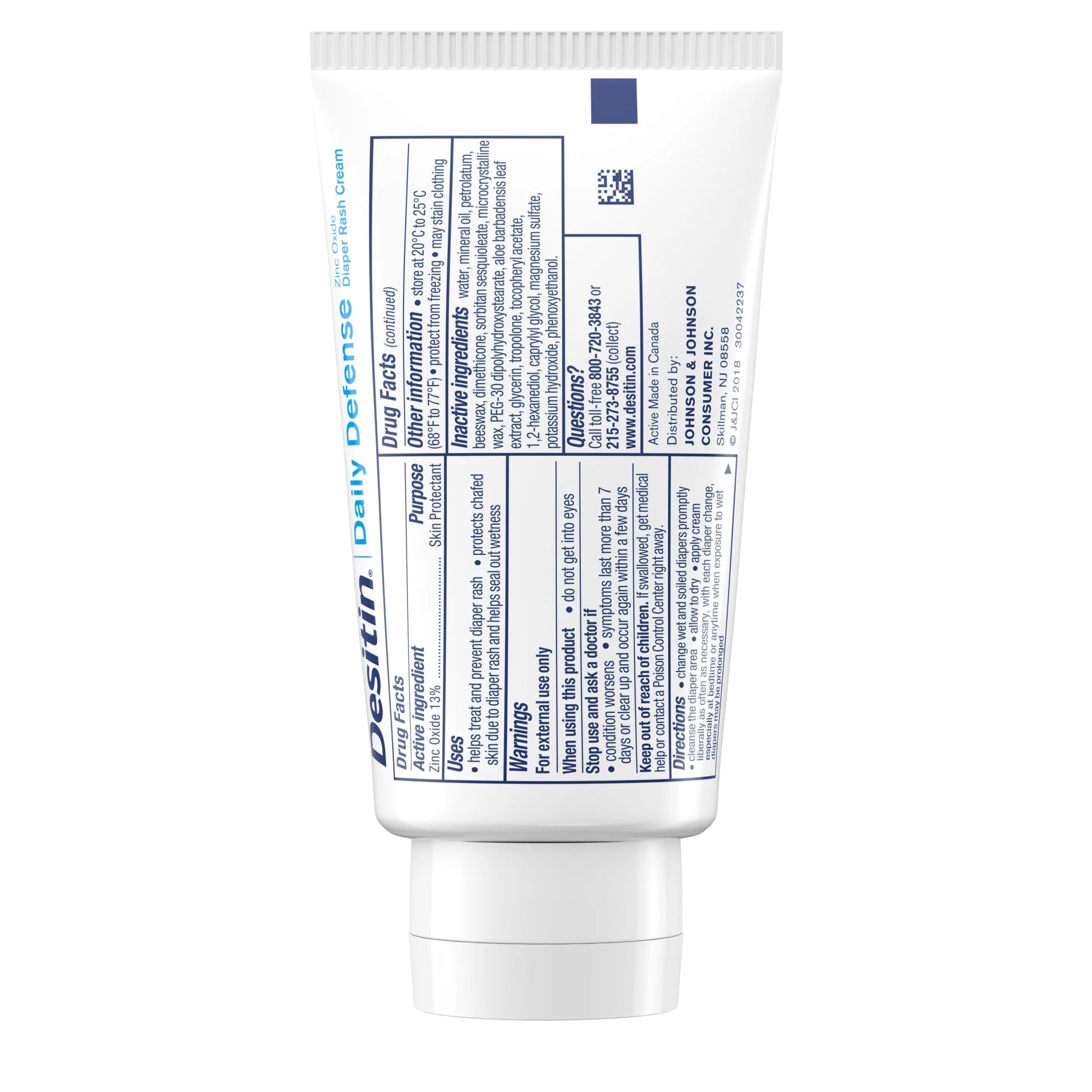 Daily Defense Baby Diaper Rash Cream, Travel Size, 2 Oz