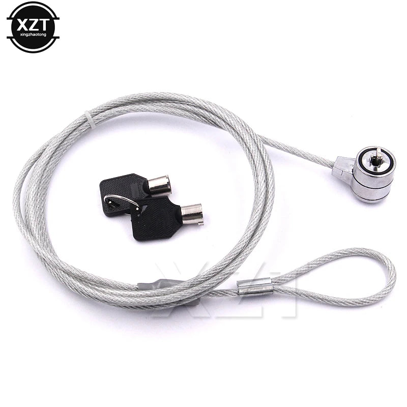 Universal Laptop Lock Laptop Security Chain Cable Chain with Key Laptop Anti-Theft Lock Laptop Security Accessories
