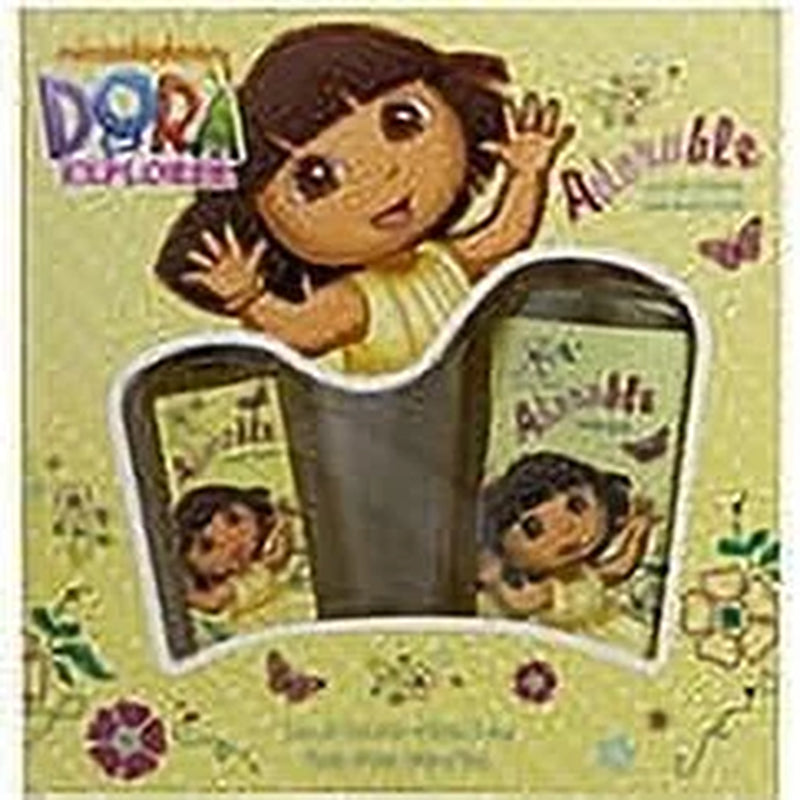 Dora the Explorer Adorable by  for Women - 2 Pc Gift Set 3.4Oz EDT Spray, 8Oz Glittery Body Lotion