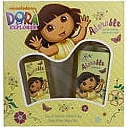 Dora the Explorer Adorable by  for Women - 2 Pc Gift Set 3.4Oz EDT Spray, 8Oz Glittery Body Lotion