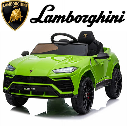 Lamborghini 12V Kids Electric Cars, Battery Powered Ride on Cars with Remote Control, Toddler Ride on Toys for 3+Years Olds Girls Boys, Green