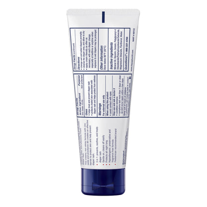 Baby Diaper Rash Cream with Zinc Oxide, Hypoallergenic, Paraben and Fragrance Free, 3.5 Oz