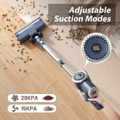 Cordless Stick Vacuum Cleaner Lightweight Upright for Carpet Hard Floor Pet Hair W200