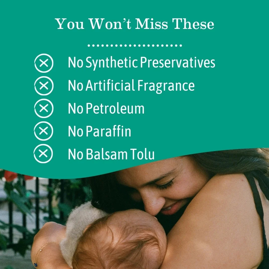 Organic Diaper Balm, Diaper Cream for Newborns, Infants, & Toddlers, 2 Fl Oz.