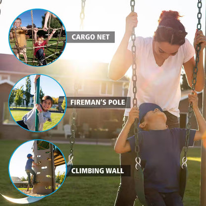 Big Stuff Deluxe Swing Playset (Earthtone)