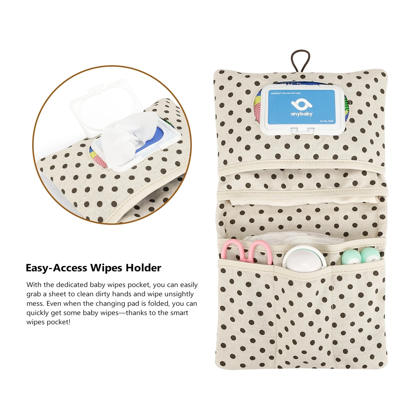 Travel Diaper Bag Diaper Compartment Diaper Organizers Diaper Holder Portable Button Diaper Container Polyester Cotton Baby Stor