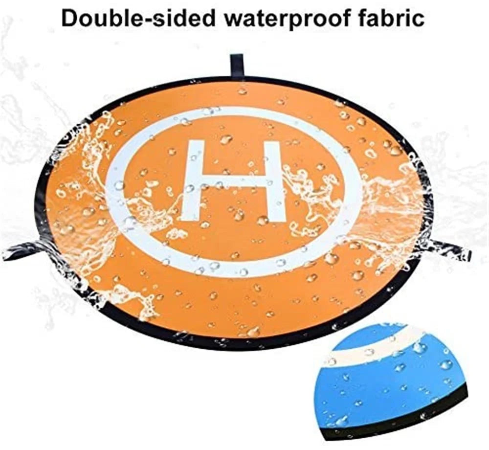30 Inch Drone Landing Pads, Waterproof Universal Landing Pad Fastfold Double Sided Quadcopter Landing Pads for Rc Drones Helicopter Dji Spark Mavic Pro Phantom 234 Pro Inspire 21 3Dr Solo