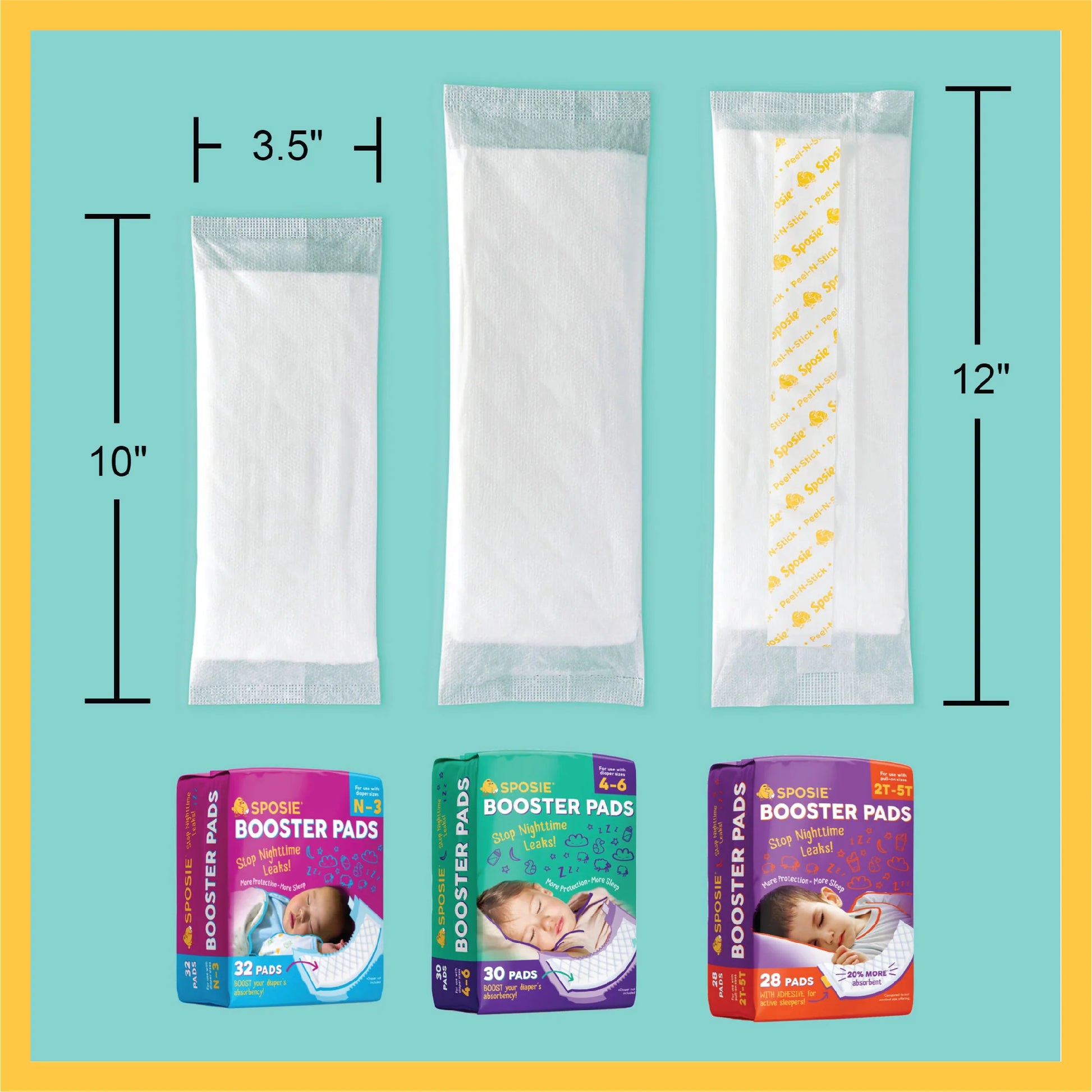 Booster Pads - Stop Nighttime Leaks!