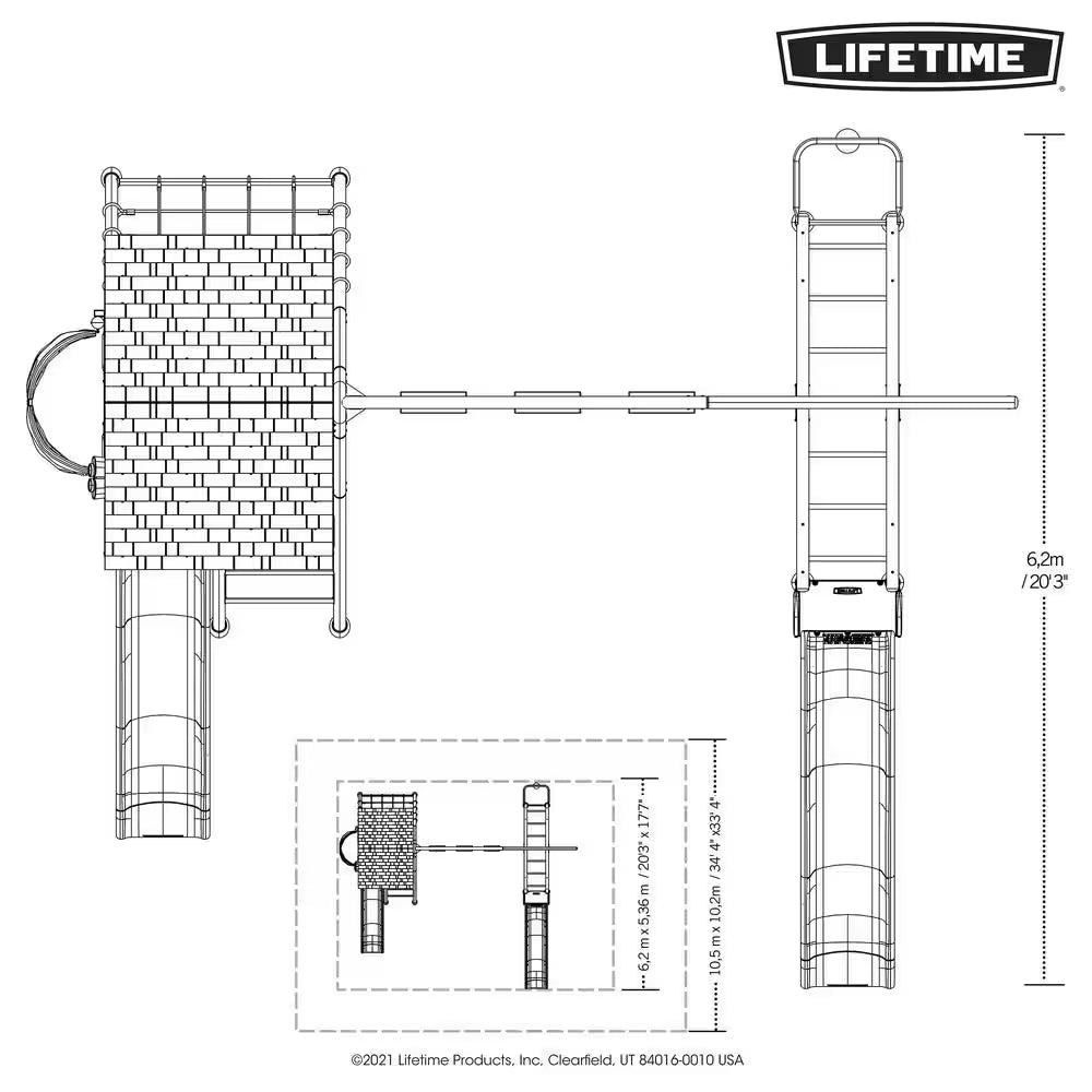 Big Stuff Deluxe Swing Playset (Earthtone)