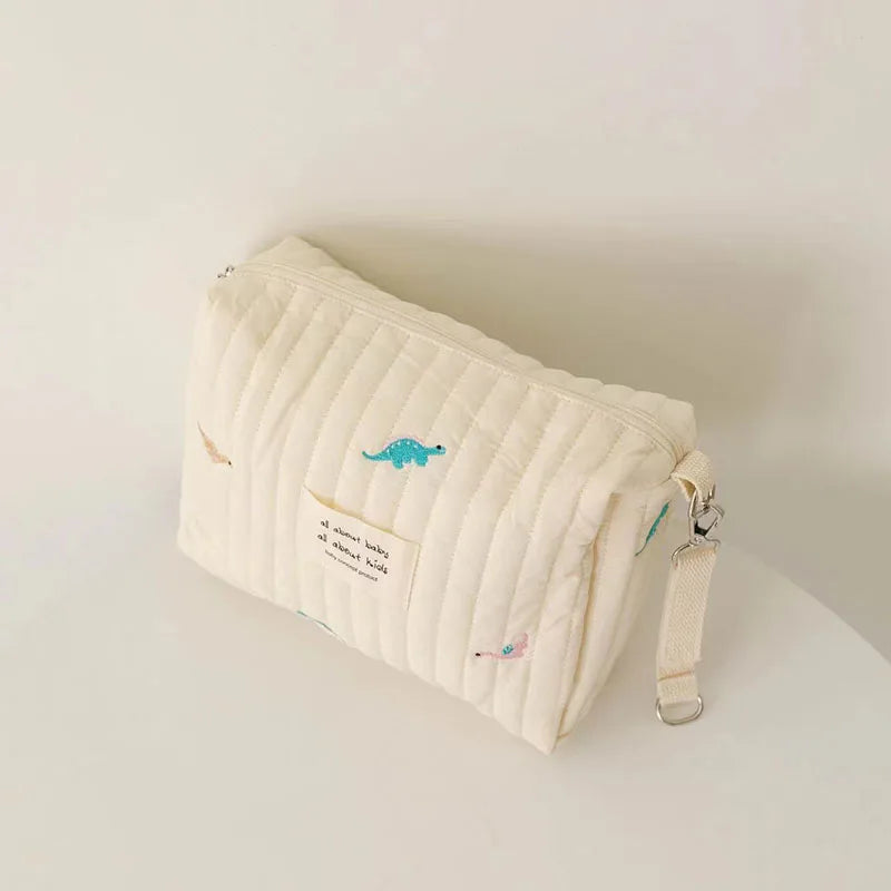 Baby Diaper Bag Cotton Bear Shape Portable Baby Diaper Caddy Organizer Reusable Nappies Stroller Diaper Wet Bag