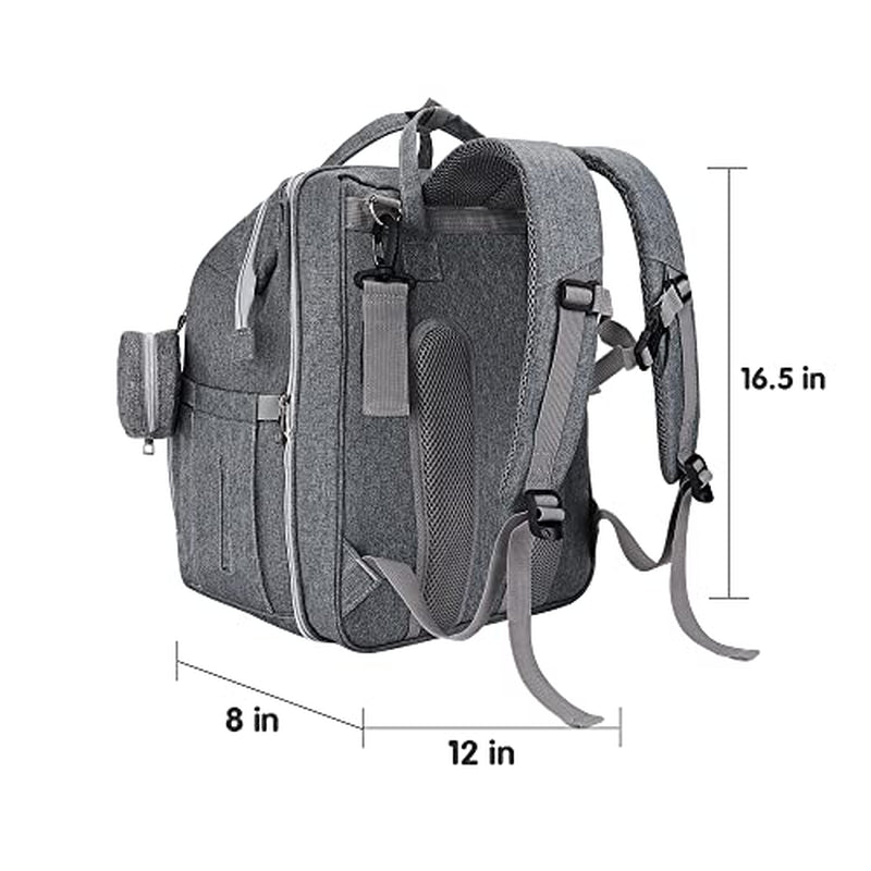 Diaper Bag Backpack, Baby Diaper Bags, Baby Shower Gifts, with Portable Diaper Pad