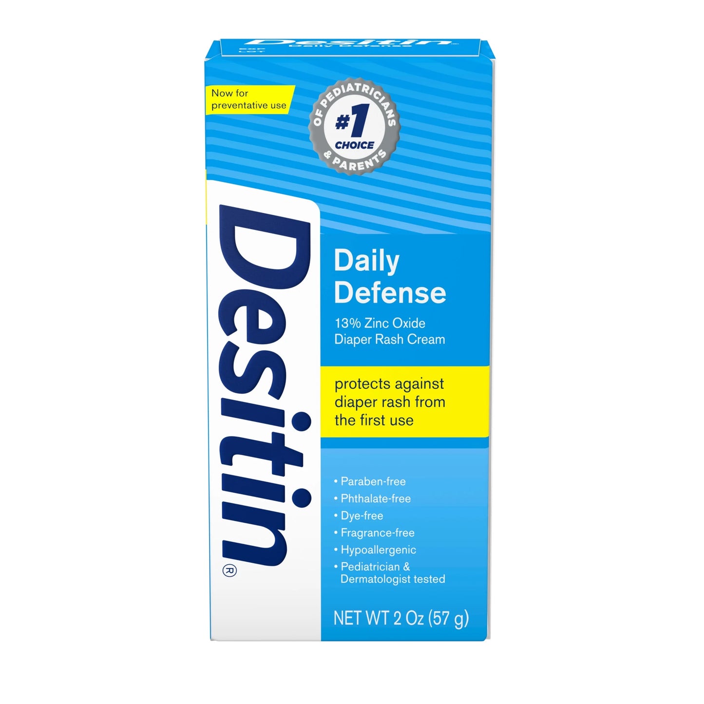 Daily Defense Baby Diaper Rash Cream, Travel Size, 2 Oz