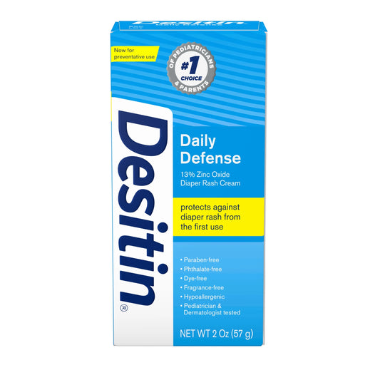 Daily Defense Baby Diaper Rash Cream, Travel Size, 2 Oz