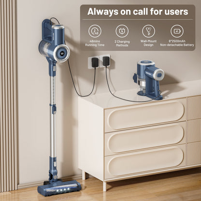Cordless Stick Vacuum Cleaner Lightweight Upright for Carpet Hard Floor Pet Hair W200