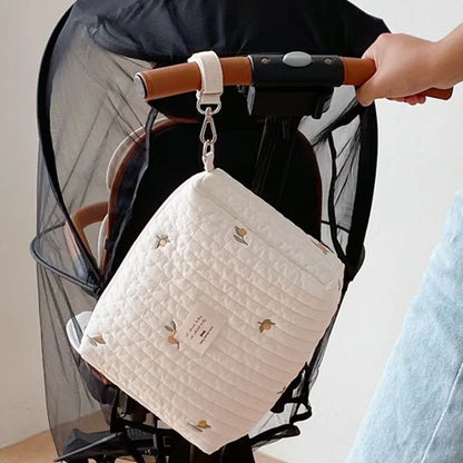 Baby Diaper Bag Cotton Bear Shape Portable Baby Diaper Caddy Organizer Reusable Nappies Stroller Diaper Wet Bag