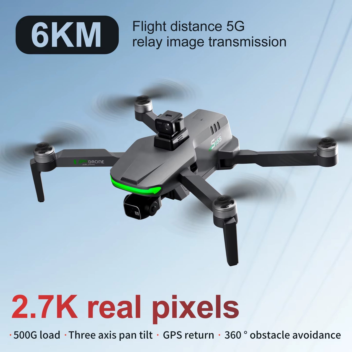 Easy Smart Toy Drones 2.7K Professional HD Cheap Drones Mini Drone Rc Flight Fishing Hand Control